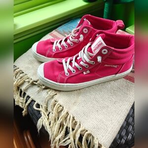 Pantone Pink High-Top Sneakers